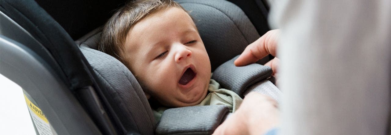 traveling with a baby in a carseat