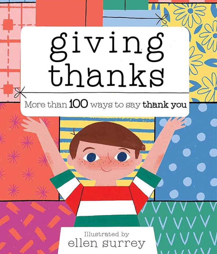 Book cover: Giving Thanks: More Than 100 Ways to Say Thank You by Ellen Surrey
