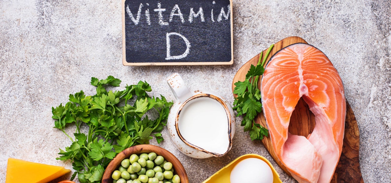 Foods that are high in vitamin D like milk, cheese and salmon